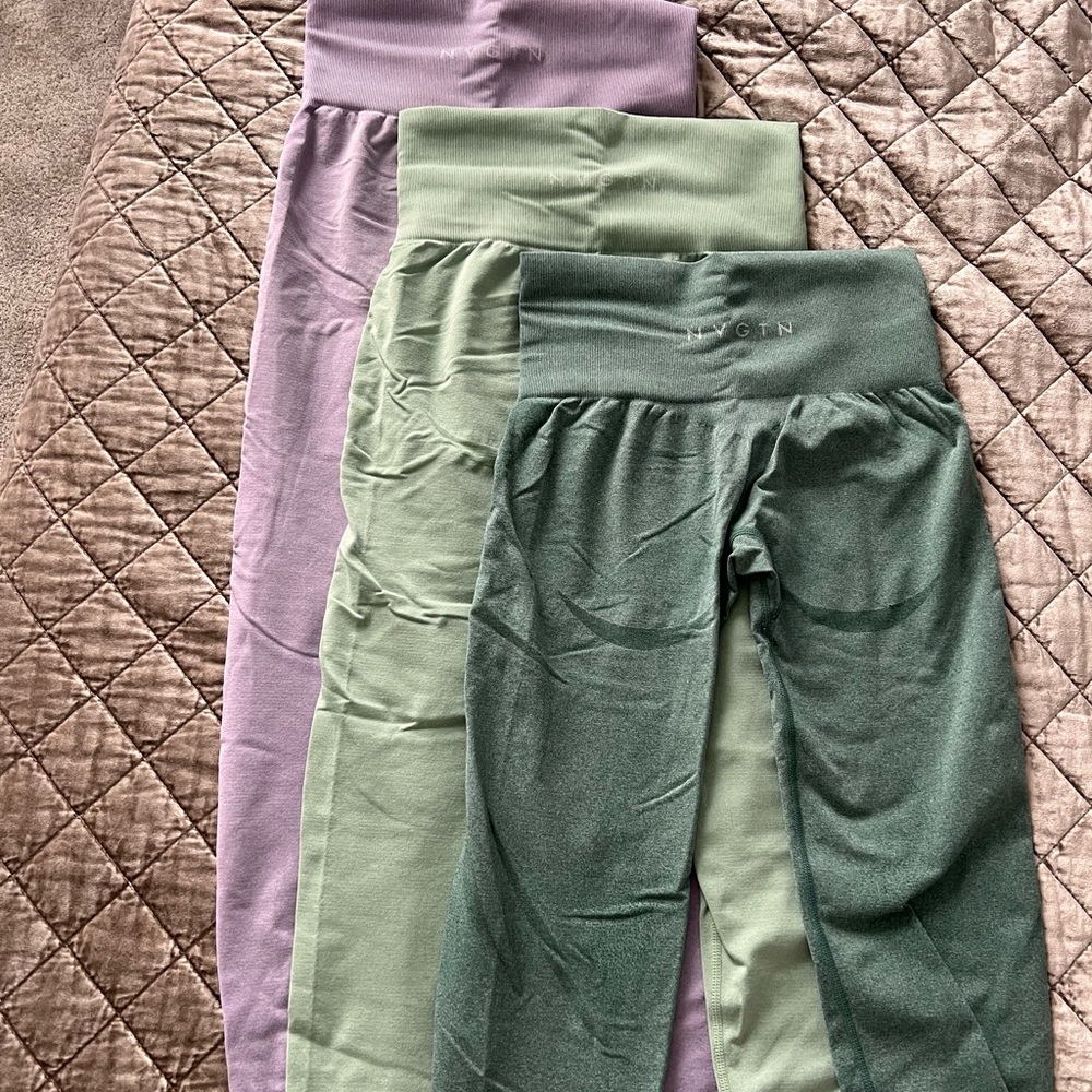 NVGTN LEGGINGS Set of 3 Like New XS